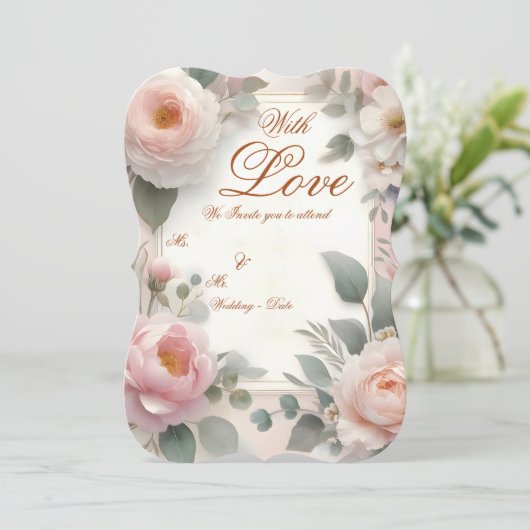 ロマンチックな庭園の結婚式 (スタンド正面)