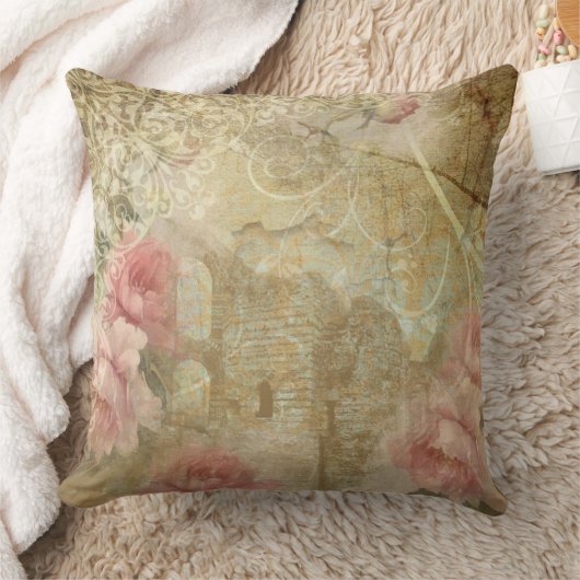 ロマンチックな庭園1 – 枕 (ブランケット)