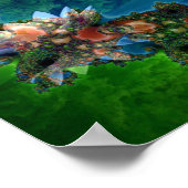 ロマンチックな庭園 – ポスター (角)