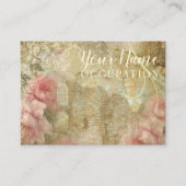 ロマンチックな庭園 – 名刺 (正面)