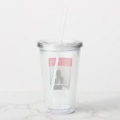 ロマンチックな引用文と写真 |バレンタインのプレゼント アクリルタンブラー (裏面)