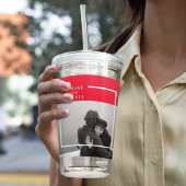 ロマンチックな引用文と写真 |バレンタインのプレゼント アクリルタンブラー