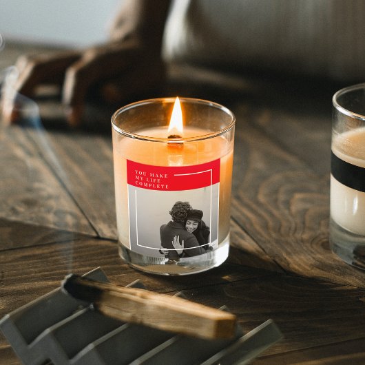 ロマンチックな引用文と写真 |バレンタインのプレゼント スクエアシール