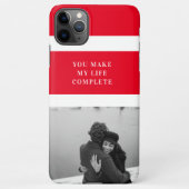 ロマンチックな引用文と写真 |バレンタインのプレゼント iPhoneケース (裏面)