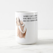 ロマンチックな引用文と素敵な妊娠妻のギフト コーヒーマグカップ (中央)