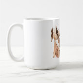 ロマンチックな引用文と素敵な妊娠妻のギフト コーヒーマグカップ (左)