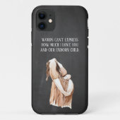ロマンチックな引用文と素敵な妊娠妻のギフト Case-Mate iPhoneケース (裏面)