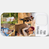 ロマンチックな引用文フォトコラージュYou are the One White Case-Mate iPhoneケース (裏面 (横))