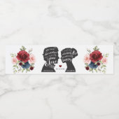 ロマンチックな引用文書道ジェーン・オースティン結婚ズ ペットボトルラベル (シングルラベル)