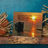 ロマンチックな引用文 フォトプラーク (側面)