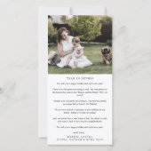 ロマンチックな応援新年写真年レビュー シーズンカード (裏面)