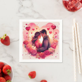 ロマンチックな恋の花 スタンダードカクテルナプキン