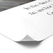 ロマンチックな恋の詩バレンタインアート ポスター (角)