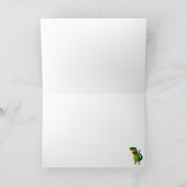 ロマンチックな恐竜 ティラノサウルス カード (内部)