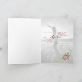 ロマンチックな愛は私たちソウルソネットからの挨拶™ カード (内部)