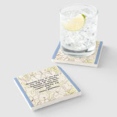 ロマンチックな愛は鍵 ストーンコースター (横)