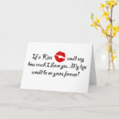 ロマンチックな愛キスの引用文のキスをするなロマンスの引用語句 カード (黄色い花)