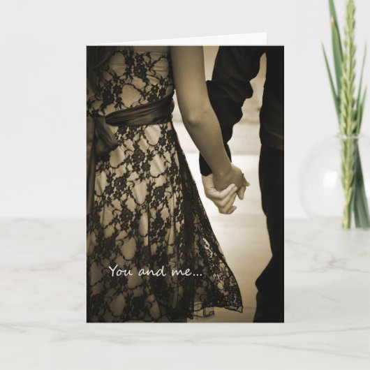 ロマンチックな愛 カード (正面)