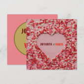 ロマンチックな愛 Joyanta & Vokti 赤ワインマルーンカラー (正面/裏面)