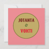 ロマンチックな愛 Joyanta & Vokti 赤ワインマルーンカラー (裏面)