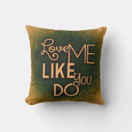 ロマンチックな愛You Do Green Valentine's Day クッション