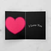 ロマンチックな成長したカップルの社交ダンス シーズンカード (内部)