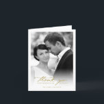 ロマンチックな手書きスタイリッシュスクリプト結婚の写真 サンキューカード<br><div class="desc">シンプル手書きスクリプトClasy Photo's 結婚 Thank You Note Card.このモダン上品なノートカードは、白い枠を持つミニマルなデザインレイアウトの中でクラシックの手書き書き感謝してい金ゴールド「あなた」のスクリプトを備えている。あなたの写真で簡単にパーソナライズすお気に入りのる結婚ことができる。また、あなたカスタム自身の個人的な感謝していメッセージをし、カードの内側と背面カバーに余分な写真を含めることができる。fat*fa*tinで設計。簡単おカスタマイズ客様の文字、写真または画像と一緒に。おカスタム願い連絡はfat*fa*tin。請求カスタム料が適用される。 www.zazzle.com/fat_fa_tin www.zazzle.com/color_therapy www.zazzle.com/fatfatin_blue_knot www.zazzle.com/fatfatin_red_knot www.zazzle.com/fatfatin_box www.zazzle.com/fatfatin_design www.zazzle.com/fatfatin_ink</div>