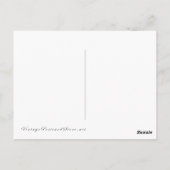 ロマンチックな手紙ライター ポストカード (裏面)