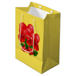 ロマンチックな抱き枕 ミディアムペーパーバッグ