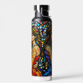 ロマンチックな抱擁 | モザイクウィメンアイアート ウォーターボトル (左面)