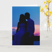 ロマンチックな挨拶状 カード (黄色い花)