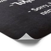 ロマンチックな数学ダイアログ – オイラーのアイデンティティ ポスター (角)