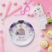 ロマンチックな旅行アドベンチャーブライダルシャワーの好意 ペーパープレート (パーティー)