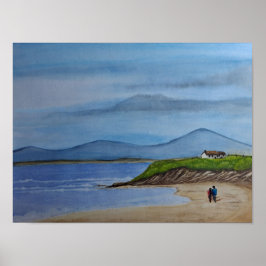 ロマンチックな日のビーチ ポスター