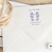 ロマンチックな日付を保存するシーホースの自己の印鑑 セルフインキングスタンプ