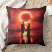 ロマンチックな日食 クッション (ブランケット)