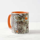 ロマンチックな旧市街のオレンジ色の木 マグカップ (正面左)