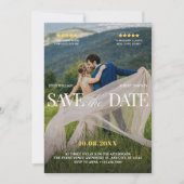 ロマンチックな映画のような結婚式 セーブザデート (正面)