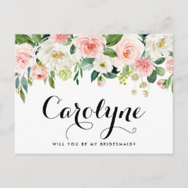 ロマンチックな春の花は私の花嫁になる ポストカード