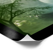 ロマンチックな春スワンレイクホワイトスワンズ ポスター (コーナー)