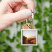 ロマンチックな景色1860年 キーホルダー (手)