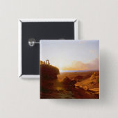 ロマンチックな景色1860年 缶バッジ (正面&裏面)