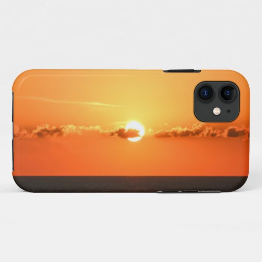 ロマンチックな景色、太平洋の美しい夕日海 Case-Mate iPhoneケース (裏面(横))