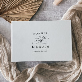 ロマンチックな書結婚道モノグラム ゲストブック