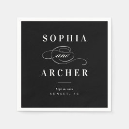 ロマンチックな書結婚道 スタンダードカクテルナプキン