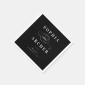 ロマンチックな書結婚道 スタンダードカクテルナプキン (角)