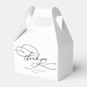 ロマンチックな書道あり結婚よう フェイバーボックス (正面サイド)