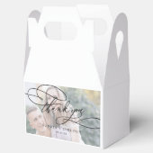 ロマンチックな書道の写真ありがとうござ結婚う フェイバーボックス (オープン)