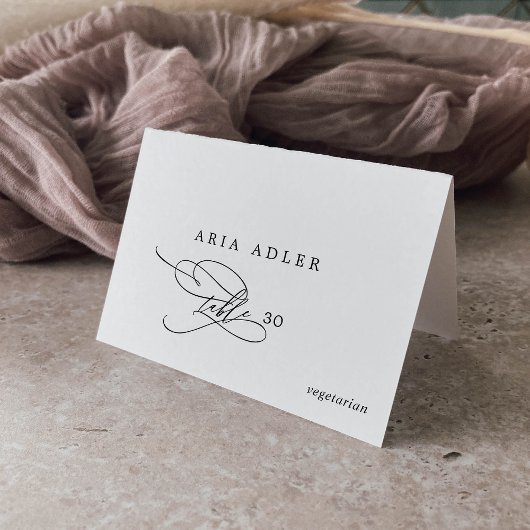 ロマンチックな書道メニューオプション座席表 テーブルナンバー