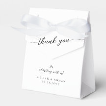 ロマンチックな書道台本ブラック&ホワイト結婚ズ